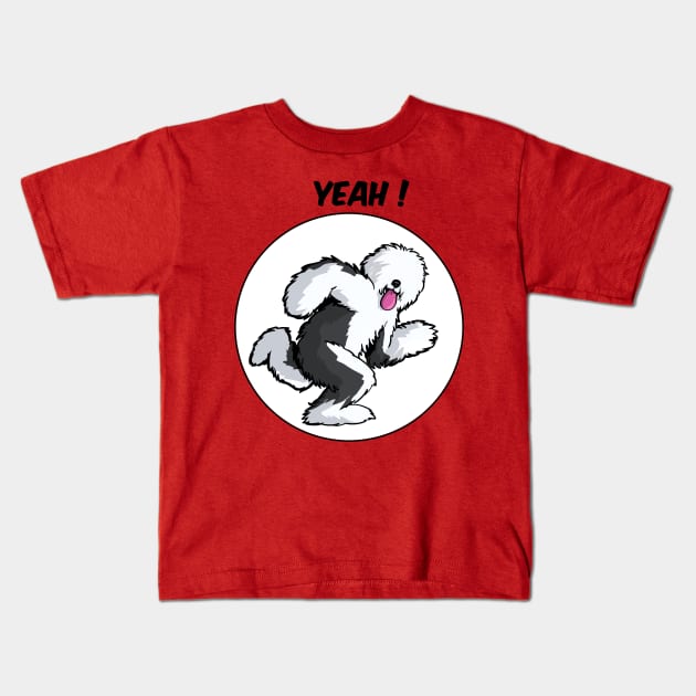 yeah ! - Bobtail Kids T-Shirt by TomiAx